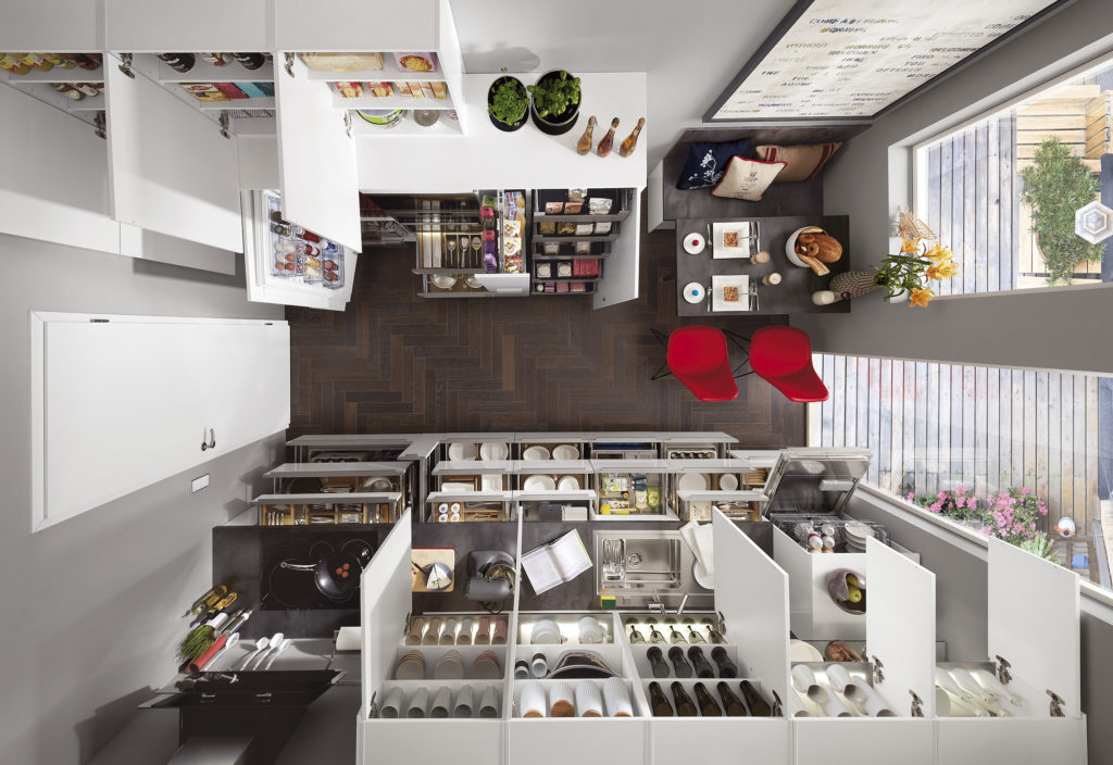 Cocina con almacenaje