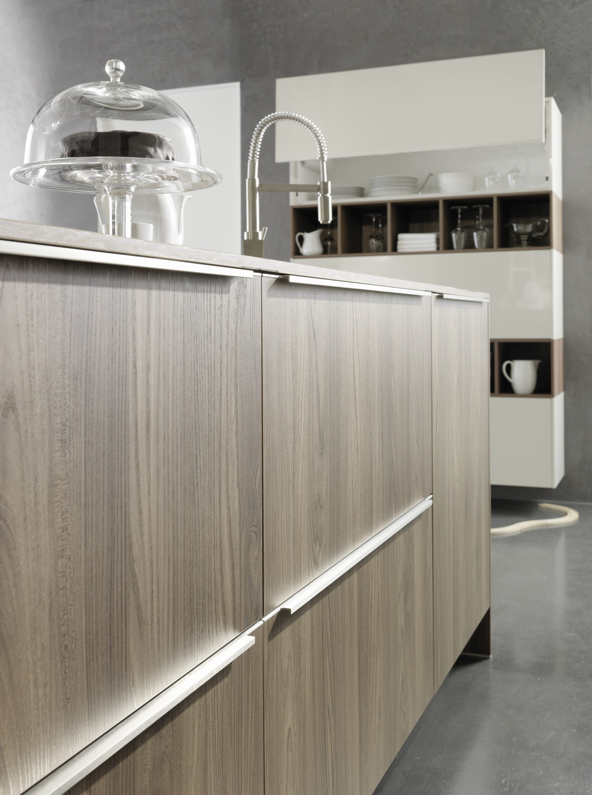 Tirador integrado mueble cocina