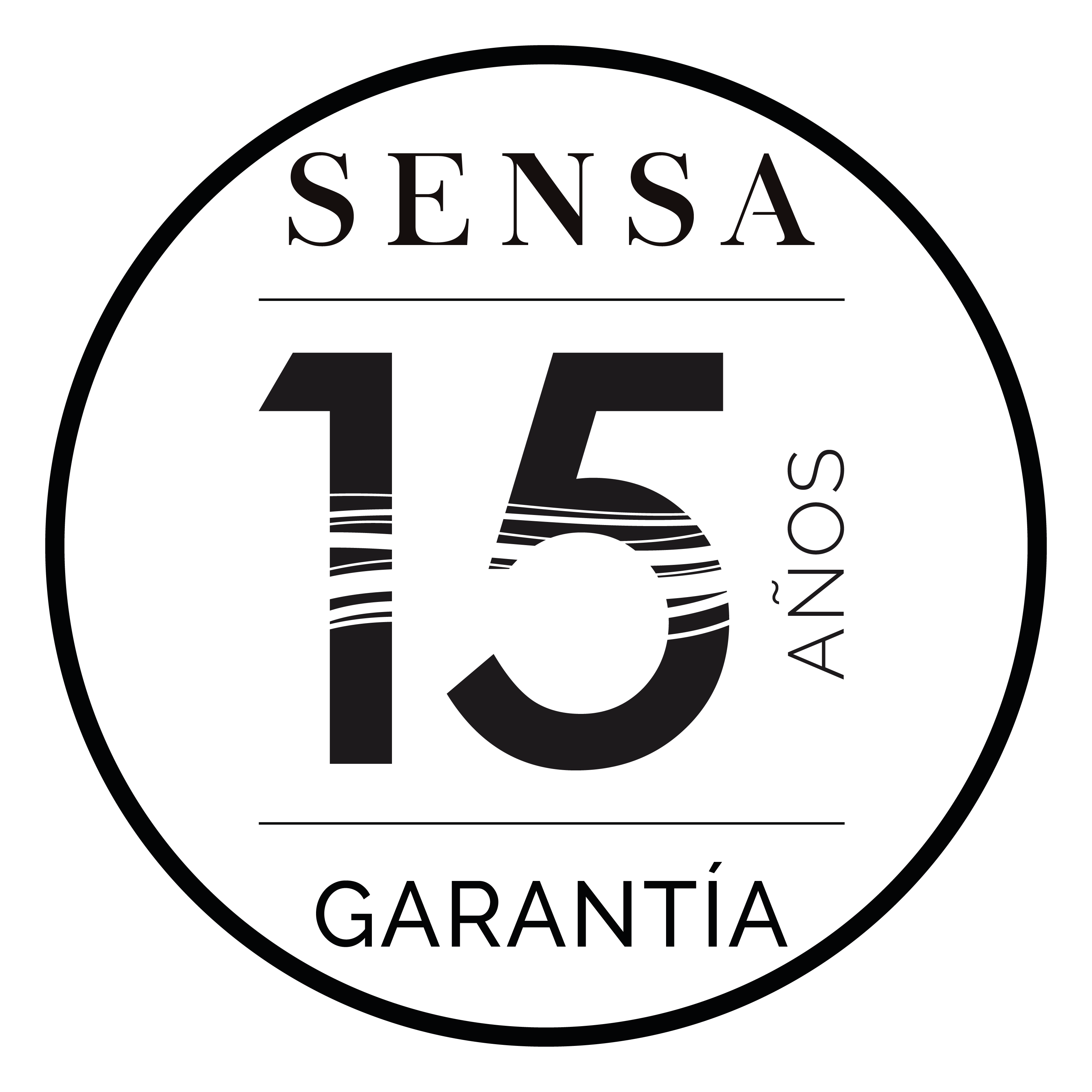 Encimera Sensa con 15 años de garantía